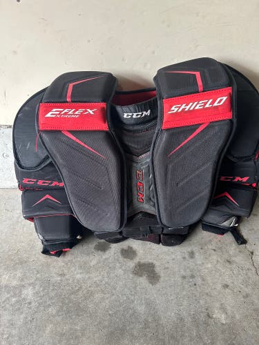 Used  CCM  Extreme Flex Shield Pro Goalie Chest Protector