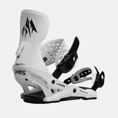 JONES 24 EQUINOX WOMEN'S SNOWBOARD BINDINGS, CLOUD WHITE MD, NEW