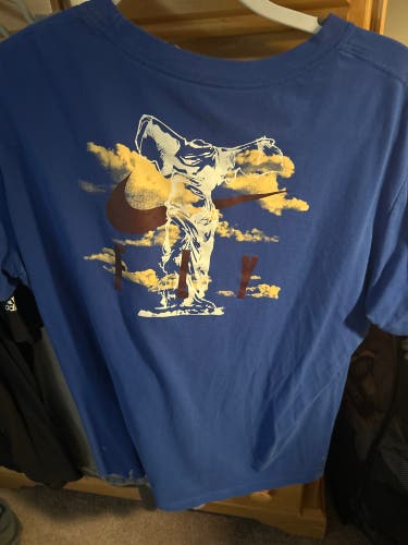Blue Used Adult Unisex Nike Shirt