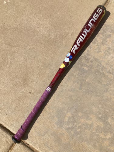 Used  Rawlings BBCOR Certified Alloy 31 oz 33" Velo Bat