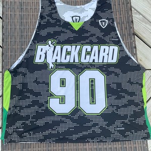 Black card lacrosse jersey