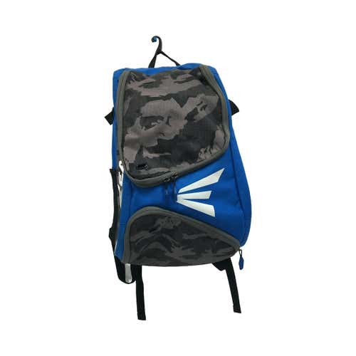 Used Easton Blue Grey Camo Backpack Baseball And Softball Equipment Bags