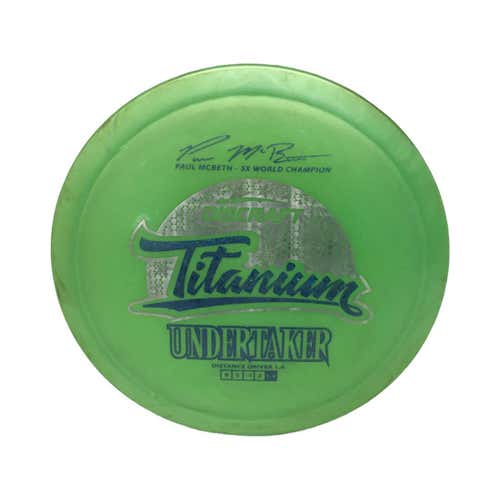 Used Discraft Titanium Undertaker 171g Disc Golf Drivers