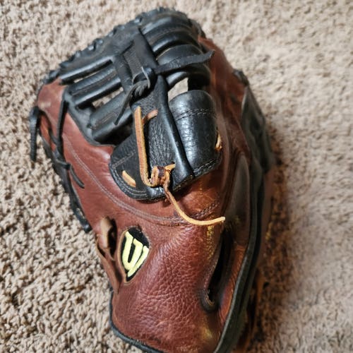 Wilson L.H. Throw First Base A0907 3XBM Baseball Glove 12.75" Nice Glove, Game ready