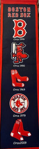 Boston Red Sox Logo History Banner (Winning Streak)