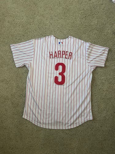 Bryce Harper #3 Home Philadelphia Phillies Jersey | Size XL