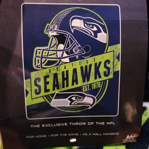 Seattle Seahawks Royal Plush 50"×60" Raschel Throw. For home, for the game, hang on wall