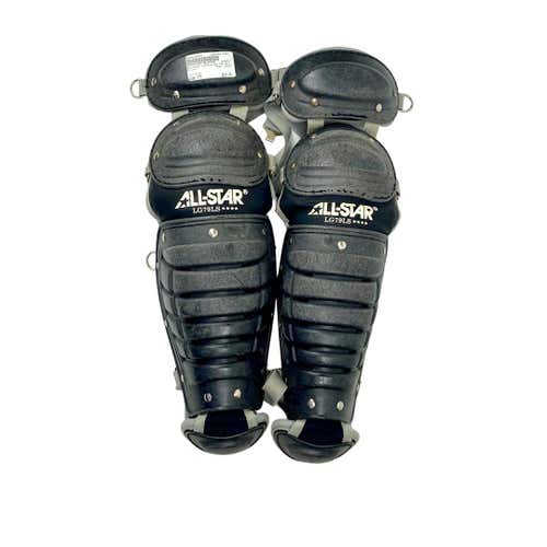Used All-star Lg79ls Catcher's Leg Guards Youth