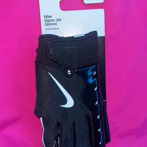Nike Football Gloves Black Youth Medium