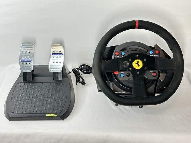 #2060 Thrustmaster T300 Ferrari Integral Alcantara Edition Racing Wheel NO CORD