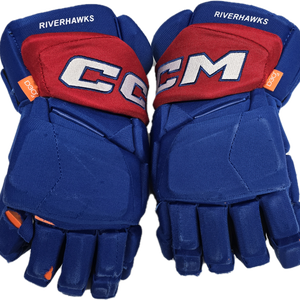 CCM JETSPEED PRO STOCK CUSTOM HOCKEY GLOVES 15" UML NCAA USED (3)(12298)
