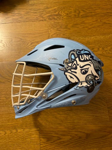 UNC Game Used Lacrosse Helmet