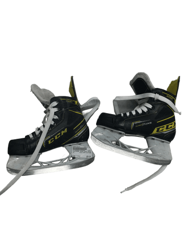 Used Ccm Super Tacks 9350 Youth 13.0 Ice Hockey Skates