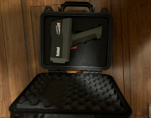 Bushnell Radar Gun With Storage Box (I Also Have The Bushnell Light Up MPH Screen Available)