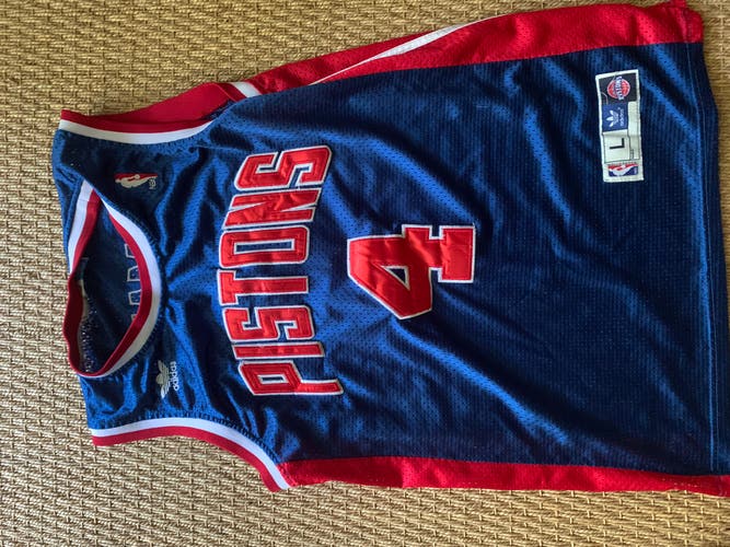 Joe Dumars, Detroit Pistons throw back jersey