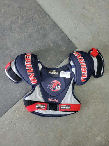 Used Ferland F10 Md Hockey Shoulder Pads