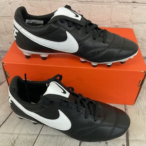 Nike 917803 001 Premier II FG Unisex Adult Soccer Cleats Black White 6 M 7.5 W
