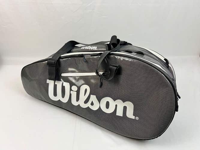 Wilson 6 Racket Tennis Bag - Gray