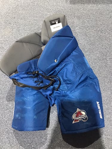 Used Senior XL Colorado Avalanche Bauer Pro Stock Nexus Hockey Pants