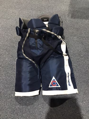 New Senior Medium Colorado Avalanche Bauer Pro Stock Hockey Pants