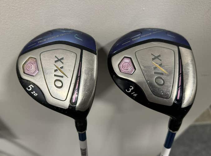 XXIO Ladies 3 And 5 Wood Set MP 1000 Shafts Right Handed