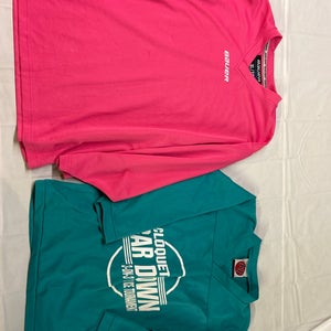 2-Used Youth Hockey Jerseys - Youth XL & Medium