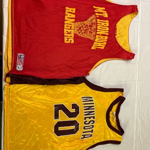 2- Used Basketball Jerseys-Youth Large & XL