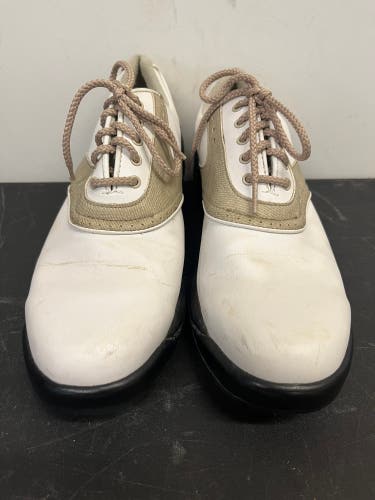 Used Footjoy Greenjoys Women's Golf Shoes 8 M Cleats Model 48401