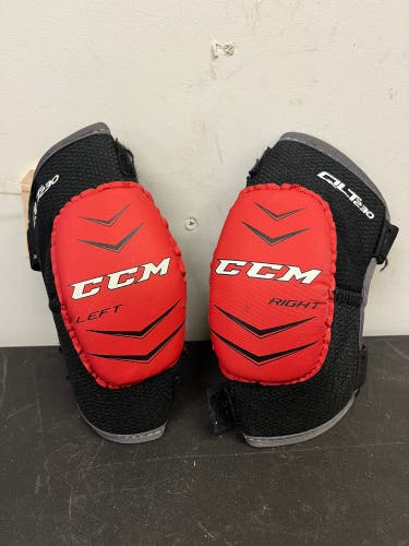 Used Youth CCM QLT230 Elbow Pads Size Large B01