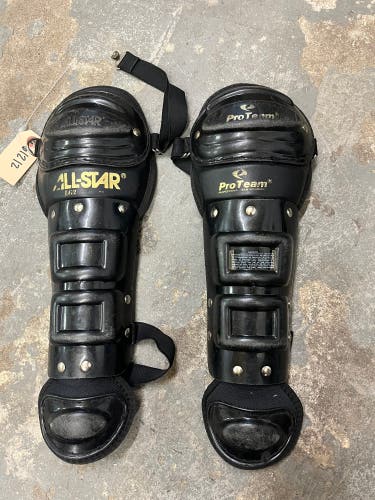 Used All Star Catchers Leg Guards A1-2