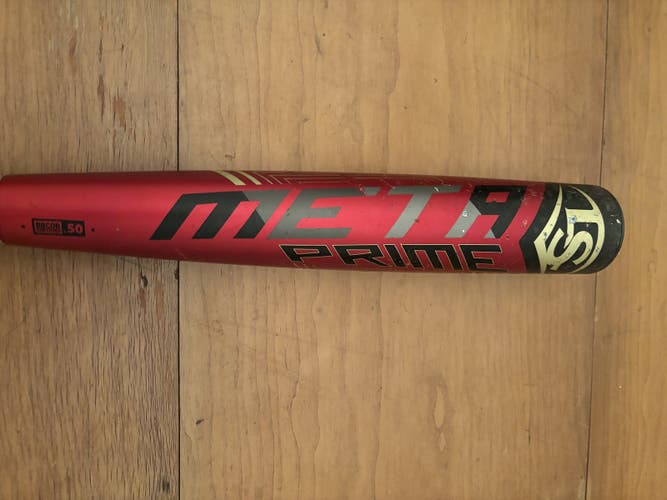 Used 2019 Louisville Slugger WTLBBMTP9B3 Meta Prime Baseball Bat 31/28