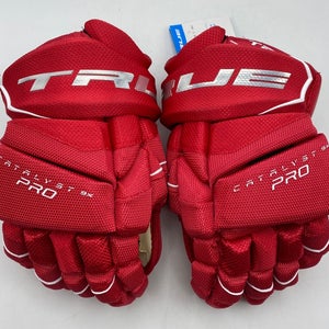 NEW True Catalyst 9X Pro Gloves, Red, 12”