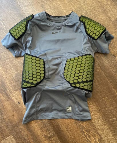 Used Nike Pro Combat Padded Shirt - Large