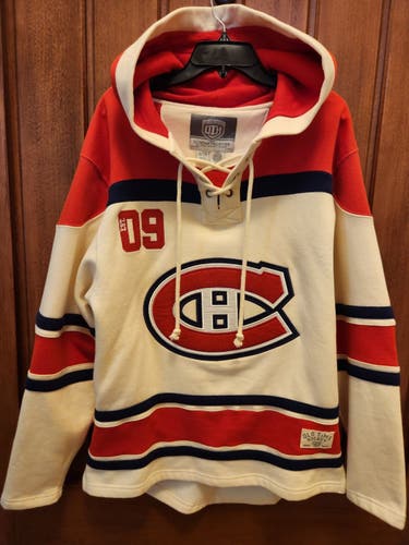 New Small Montreal Canadiens Cream Sweatshirt