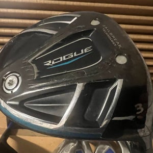 Callaway Rogue (3) Fairway Wood with Even Flow Project X Stiff Flex 1901