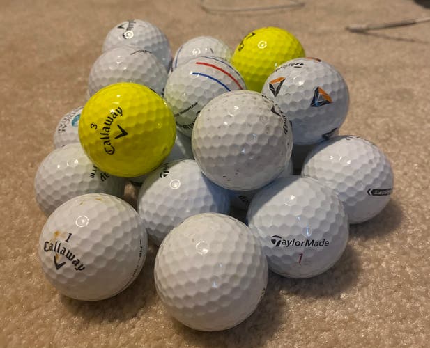 Calloway And Taylor Made Golf balls