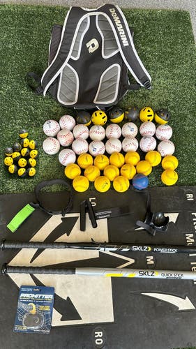 Young Hitter's Training Bundle - Selection of used training aids & equipment for hitting (updated)