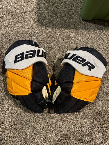 New Nashville Preds Bauer Vapor 1X Pro Lite Gloves 14" Pro Stock