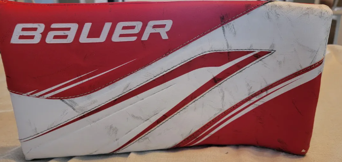 Used 32" Bauer Vapor X5 Pro Goalie Full Set Senior Pad/Intermediate Gloves