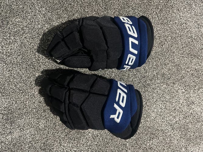 Leafs Bauer Supreme Ultrasonic Gloves 14" Pro Stock