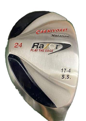 Razor Golf Carnivore Mutation 4 Hybrid 24* Regular Steel 39" HC Men RH Excellent
