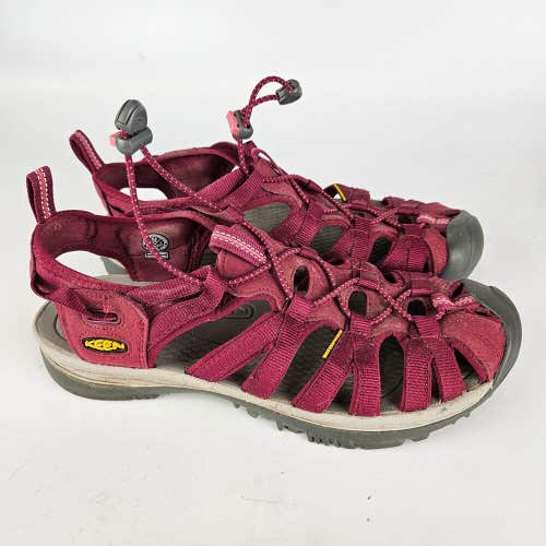 Keen Whisper Women's Size: 9.5 Waterproof Sport Sandals Cranberry Red Shoe
