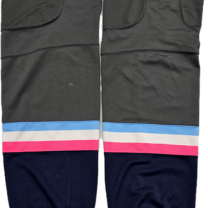 SP CUSTOM PRO HOCKEY SOCKS HUNDERBIRDS PINK IN THE RINK NIGHT PRO STOCK USED 23-24 SEASON(12446)