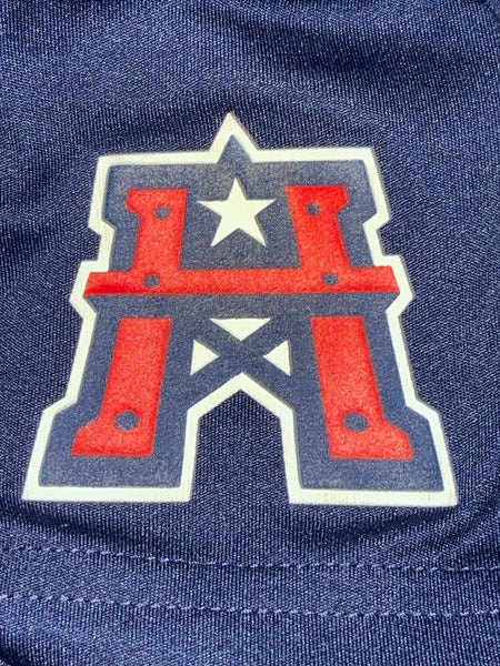XFL Football Houston Roughnecks T Shirt Mens Size Medium Graphic Used Pre Owned.