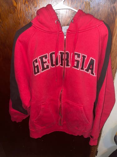 Colosseum Athletics NCAA Georgia Bulldogs Hoodie Mens Size XL Used Pre Owned.