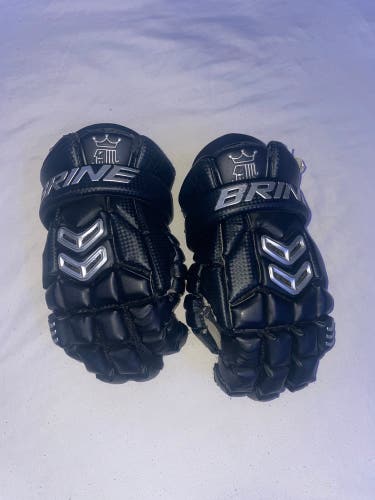 Used  Brine Medium Messiah Lacrosse Gloves