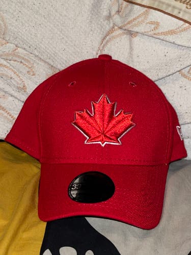 New Era 39Thirty MLB Toronto Blue Jays Canada Fitted Child Youth Baseball Hat.