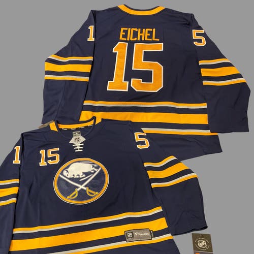 NHL Buffalo Sabres Jack Eichel #15 Fanatics Breakaway Hockey Jersey Size XL * NEW NWT