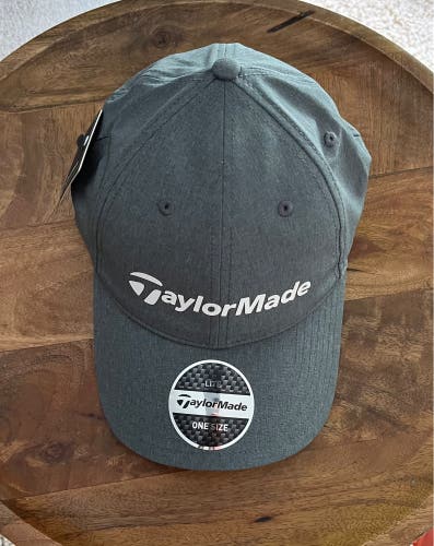 Gray New Men's TaylorMade Golf Hat