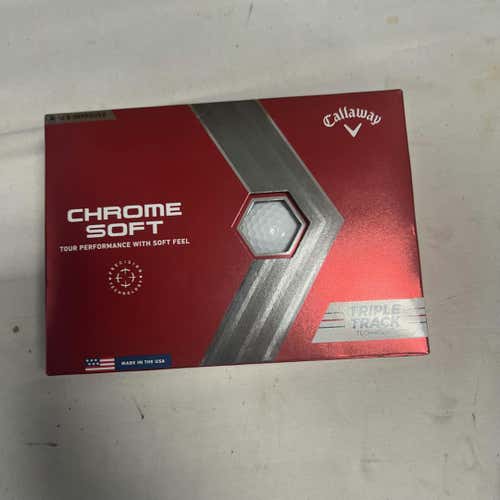 Used Callaway Chrome Soft Triple Track Golf Balls